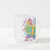 Butterflies Matglas Koffiemok (Voorkant rechts)