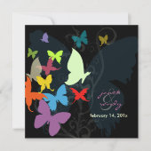 Butterflies, meerdere kleuren kaart (Voorkant)