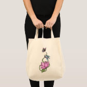 Butterflies met bladerig organisch Tas (Voorkant (product))