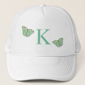 Butterflies met Elk Monogram Trucker Pet (Voorkant)