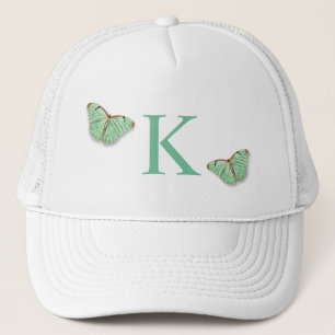  Butterflies met Elk Monogram Trucker Pet