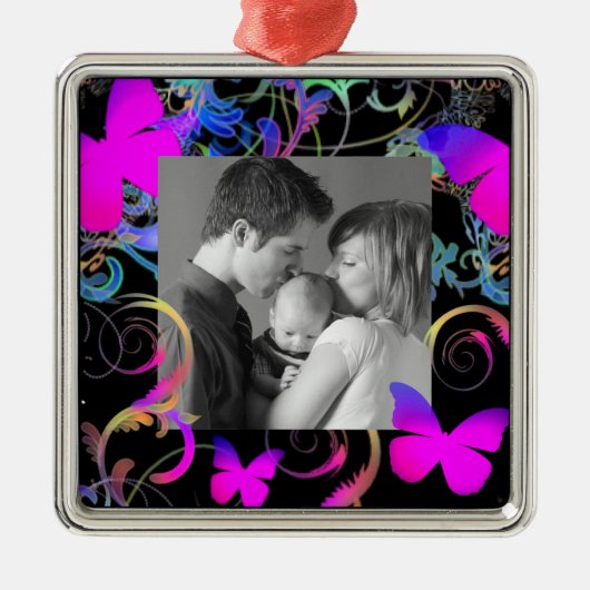 Butterflies Metalen Ornament (Voorkant)