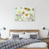 Butterflies, moden en andere insecten canvas afdruk (Insitu (Slaapkamer))