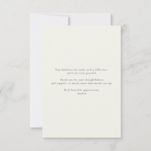 Butterflies Modern Dank je wel kaart (Achterkant)