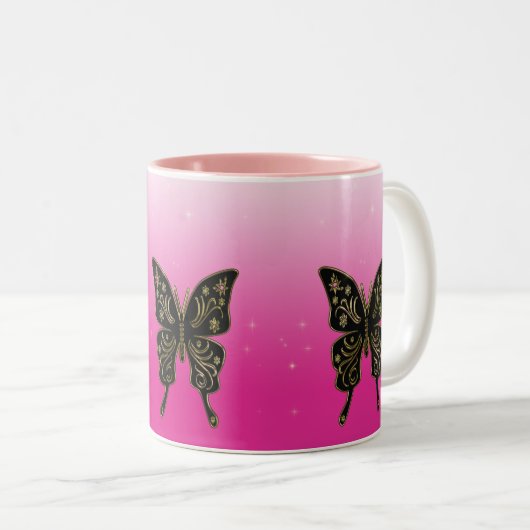 Butterflies Mok (Voorkant rechts)