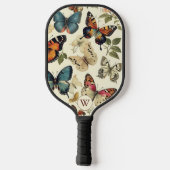  Butterflies Monogram Pickleball Paddle (Achterkant)