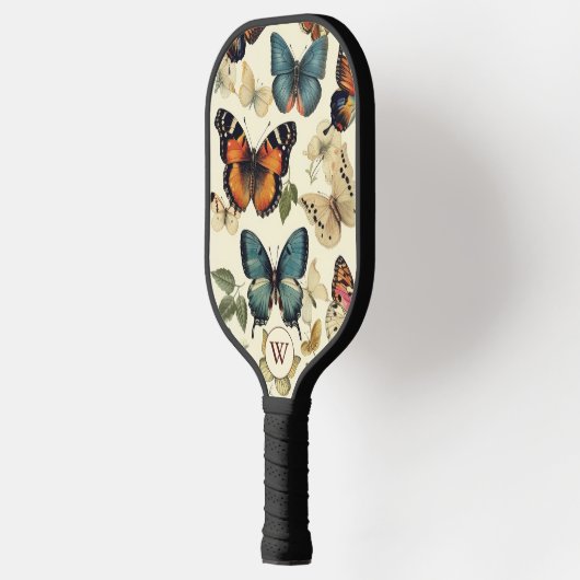  Butterflies Monogram Pickleball Paddle (Links)