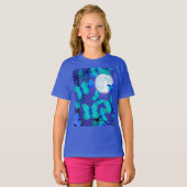 Butterflies & Moths in a Blue Moonlit Sky Kind T-shirt (Voorkant volledig)