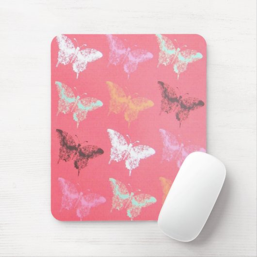 Butterflies Mousepad Muismat (Met muis)