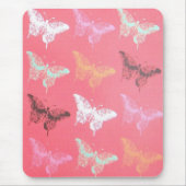 Butterflies Mousepad Muismat (Voorkant)