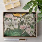 Butterflies, muziek en bladeren ontkoppelen tissuepapier (Geschenk)