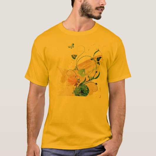Butterflies "n Flowers T-Shirt (Voorkant)