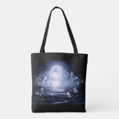 Butterflies Night Flight Tote Bag (Achterkant)