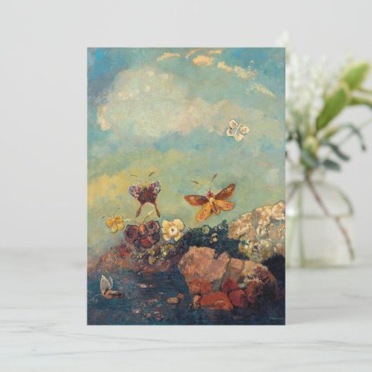 Butterflies | Odilon Redon (Staand voorkant)