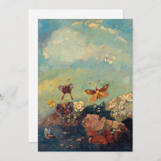 Butterflies | Odilon Redon (Voorkant / Achterkant)