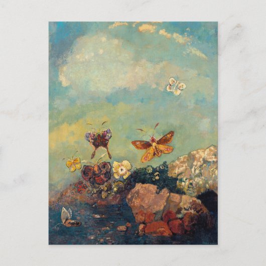 Butterflies | Odilon Redon Briefkaart (Voorkant)
