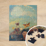 Butterflies | Odilon Redon Legpuzzel<br><div class="desc">Butterflies (1910) van de Franse kunstenaar Odilon Redon. Origineel kunstschilderij is olie op doek die kleurrijke abstracte vlinders tegen een blauwe achtergrond toont. Gebruik de ontwerphulpmiddelen om douanetekst toe te voegen of het afbeelding te personaliseren.</div>