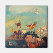 Butterflies | Odilon Redon Magneet (Voorkant)