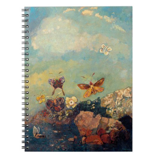 Butterflies | Odilon Redon Notitieboek (Voorkant)