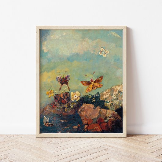 Butterflies | Odilon Redon Poster