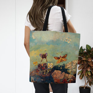 Butterflies Odilon Redon Tote Bag