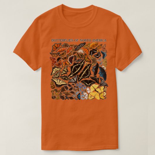 Butterflies of North America T-shirt (Design voorkant)