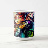 Butterflies Oil Painting Style design11 Coffee Mok (Center)