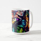 Butterflies Oil Painting Style design11 Coffee Mok (Voorkant rechts)