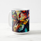 Butterflies Oil Painting Style design11 Coffee Mok (Voorkant links)