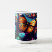 Butterflies Oil Painting Style design12 Coffee Mok (Center)