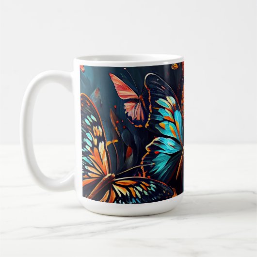 Butterflies Oil Painting Style design13 Coffee Mok (Links)