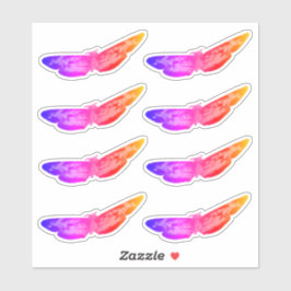 Butterflies Ombre Paars Pink 4Zoe Sticker