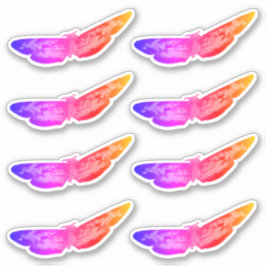 Butterflies Ombre Paars Pink 4Zoe Sticker