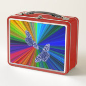 Butterflies on rainbow colors (Voorkant)