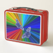 Butterflies on rainbow colors (Achterkant)