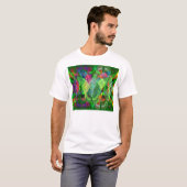 Butterflies op de muur t-shirt (Voorkant volledig)