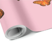 Butterflies op elke kleur cadeaupapier (Rol Hoek)