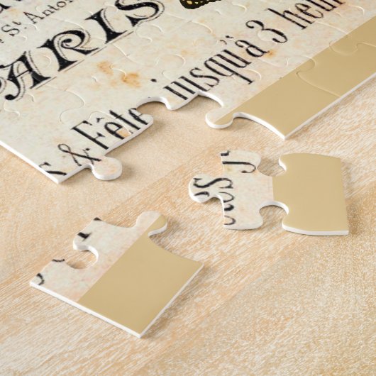  Butterflies op Franse advertentie Legpuzzel (Zijkant)