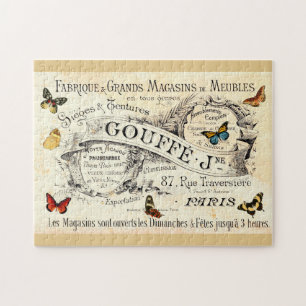  Butterflies op Franse advertentie Legpuzzel