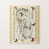 Butterflies op Franse advertentie Legpuzzel (Verticaal)