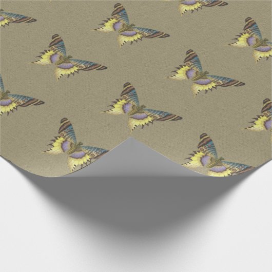 Butterflies op papier voor het oppakken van buisje (Hoek)