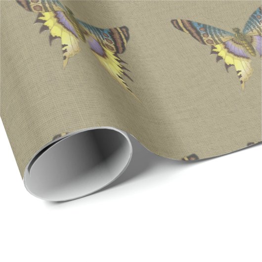 Butterflies op papier voor het oppakken van buisje (Rol Hoek)