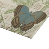 Butterflies op vel Music met Floral Design Snijplank (Hoek)