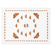 Butterflies op wit tafelkleed (Voorkant (Horizontaal))