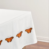 Butterflies op wit tafelkleed (Voorbeeld)