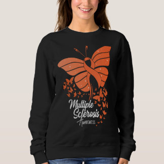 Butterflies & Orange Ribbon Multiple Sclerosis Awa Trui
