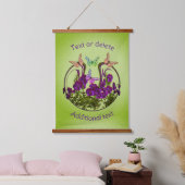 Butterflies over Abstracte ventilatorkunst op maat Hangend Wandkleed (Slaapkamer)