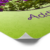 Butterflies over Abstracte ventilatorkunst op maat Poster (Hoek)