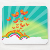 Butterflies over de Rainbows Mousepad TBA 3/10/09 Muismat (Voorkant)
