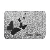 Butterflies over Tegels Design Bath Mat (Voorkant)